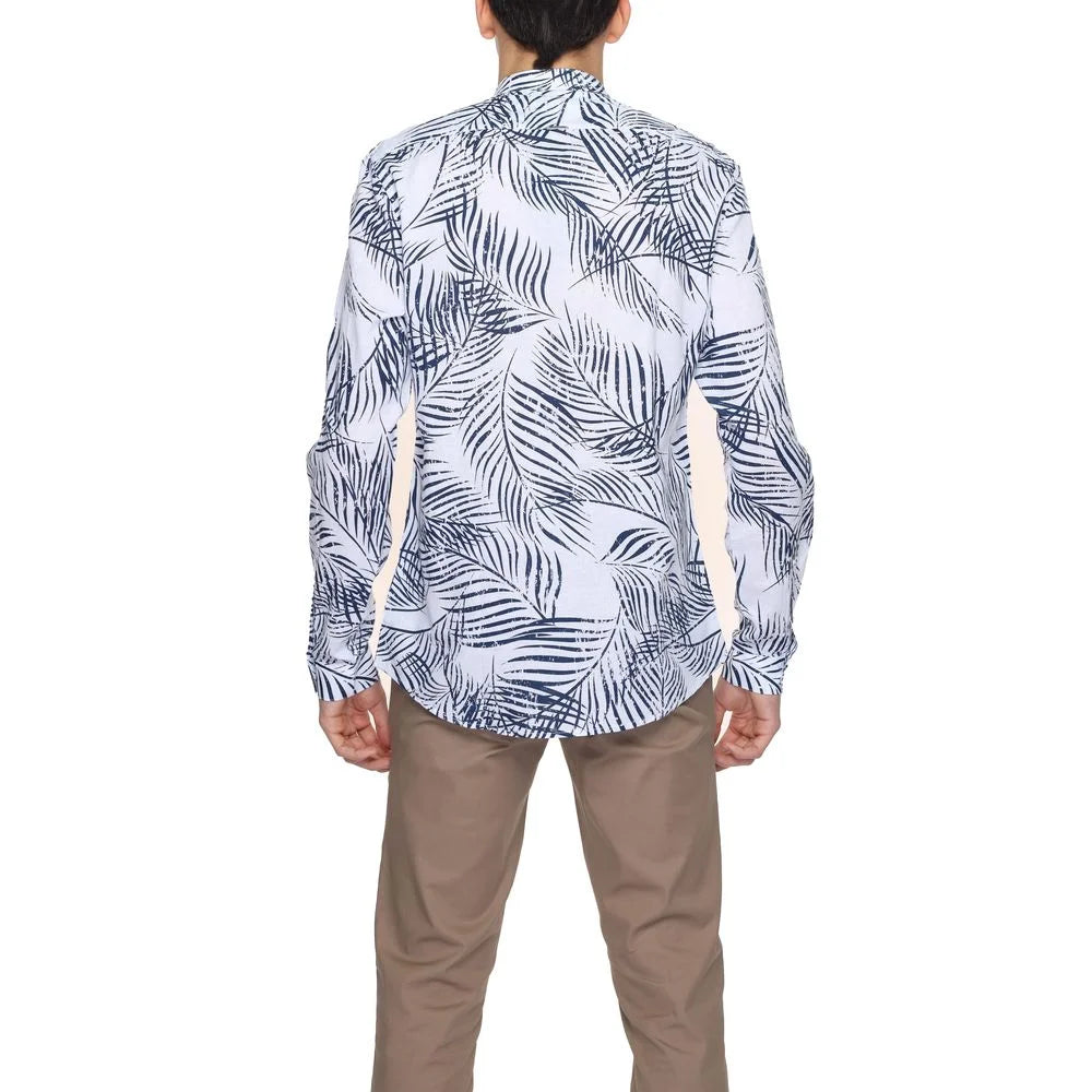 Antony Morato Seoul MMSL00631-FA430600 Mens Leaf Print Shirt