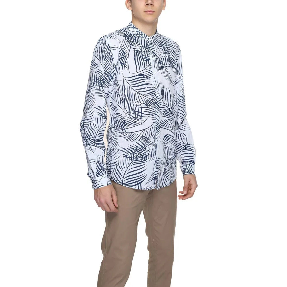 Antony Morato Seoul MMSL00631-FA430600 Mens Leaf Print Shirt