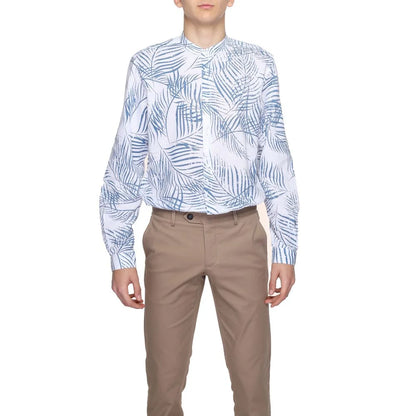 Antony Morato Seoul MMSL00631-FA430600 Mens Leaf Print Shirt