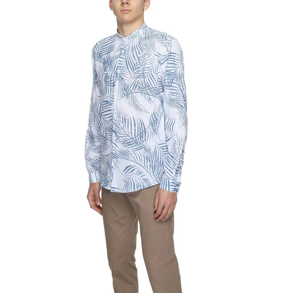 Antony Morato Seoul MMSL00631-FA430600 Mens Leaf Print Shirt