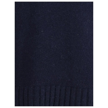 Aragona Cashmere Blue Merino Wool Sweatshirt