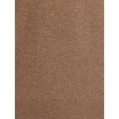 Aragona Cashmere Brown Merino Wool Sweatshirt