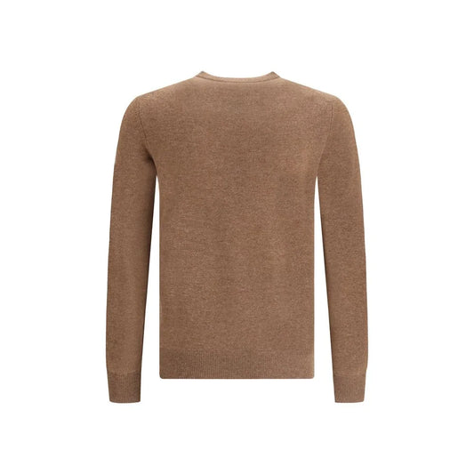 Aragona Cashmere Brown Merino Wool Sweatshirt