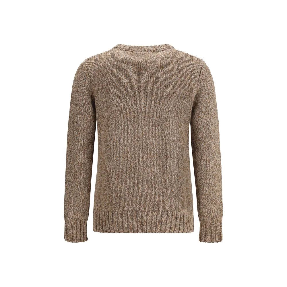 Aragona Cashmere Brown Merino Wool Sweatshirt