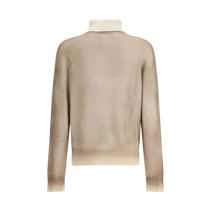 Aragona Cashmere Brown Turtleneck