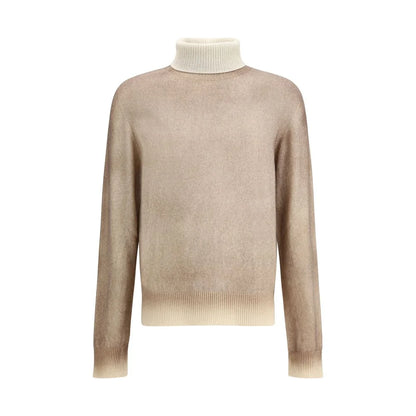 Aragona Cashmere Brown Turtleneck