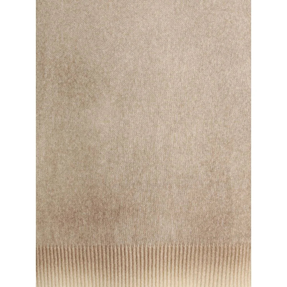 Aragona Cashmere Brown Turtleneck