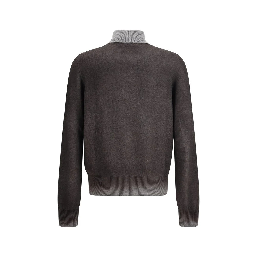 Aragona Cashmere Gray Turtleneck
