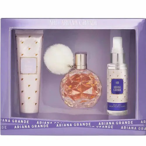 Ariana Grande Ari Fragrance 4oz Body Gift Set for Enchanting Elegance Women’s Sets