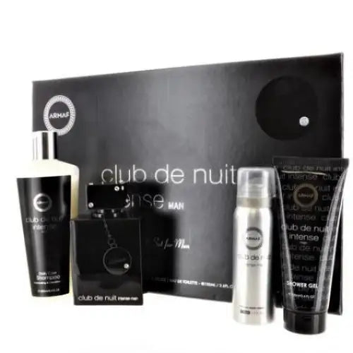 Unleash Luxury: Armaf Club De Nuit Intense 4 Piece Gift Set Men’s Sets