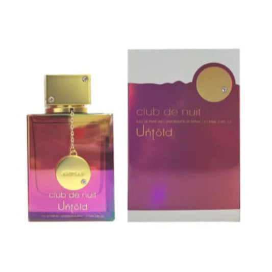 Armaf Club Nuit Untold Eau Saffron Jasmine Amberwood Fusion Unisex Fragrance