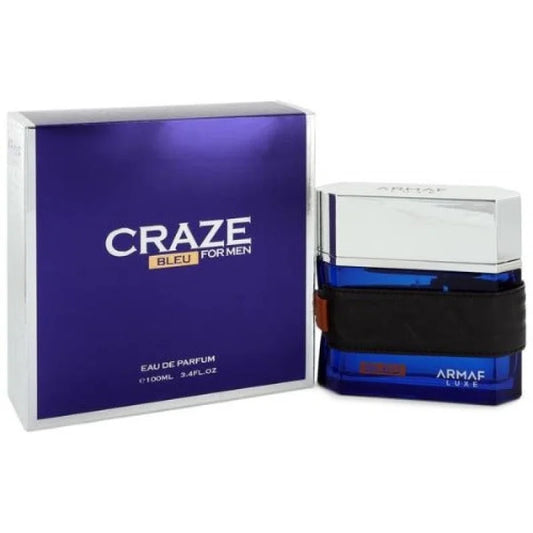 Armaf Craze Bleu Oriental Fougere Amber Vanilla Seduction Men’s Cologne