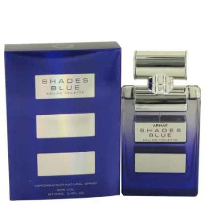 Armaf Shades Blue Eau De Toilette Intense Woody Aromatic Scent for Men Men’s Cologne