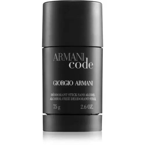 Experience Luxury with Armani Code Alcohol-Free Deodorant Stick Men’s Bath & Body Giorgio