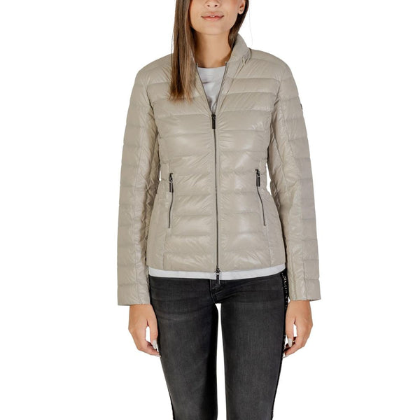 Armani Exchange Puffer Jackets - Beige Polyamide Coat