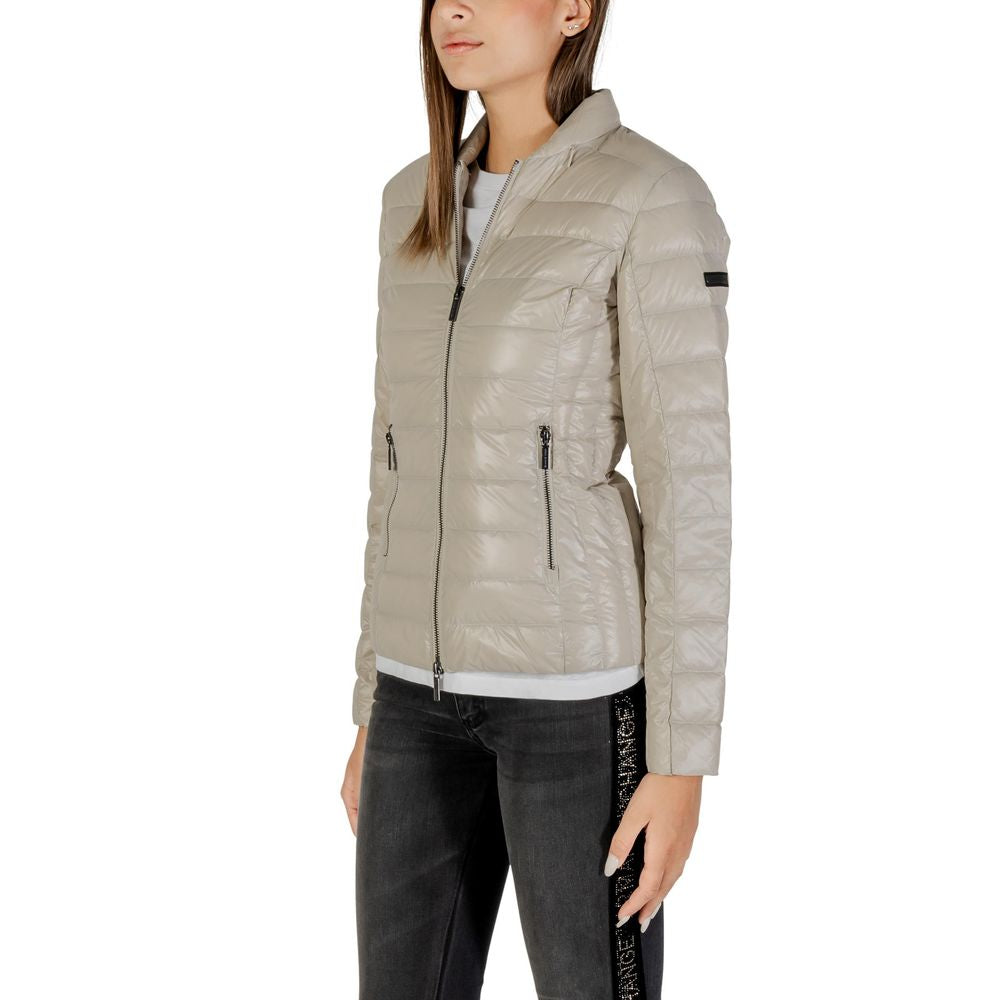 Armani Exchange Puffer Jackets - Beige Polyamide Coat