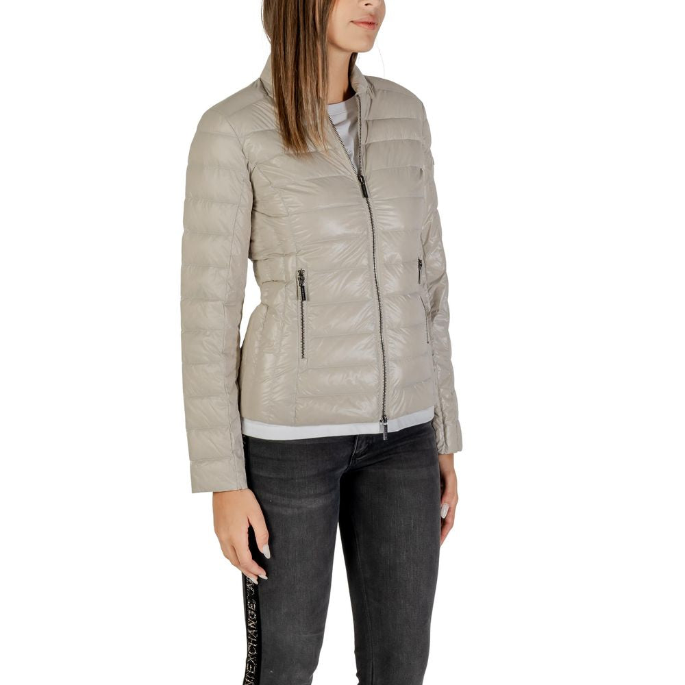 Armani Exchange Puffer Jackets - Beige Polyamide Coat