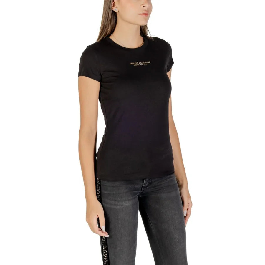 Armani Exchange Bicolor Cotton T-Shirt