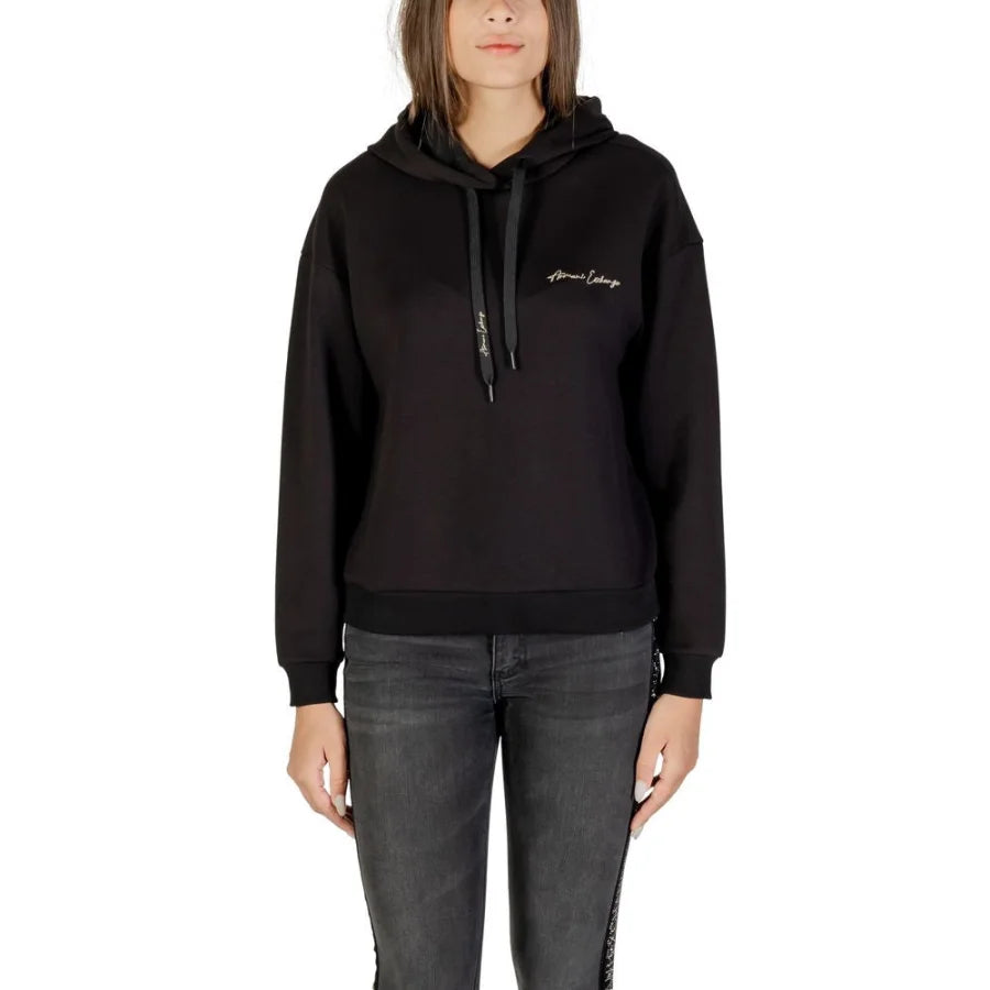 Armani Exchange Bicolor Viscose Hoodie