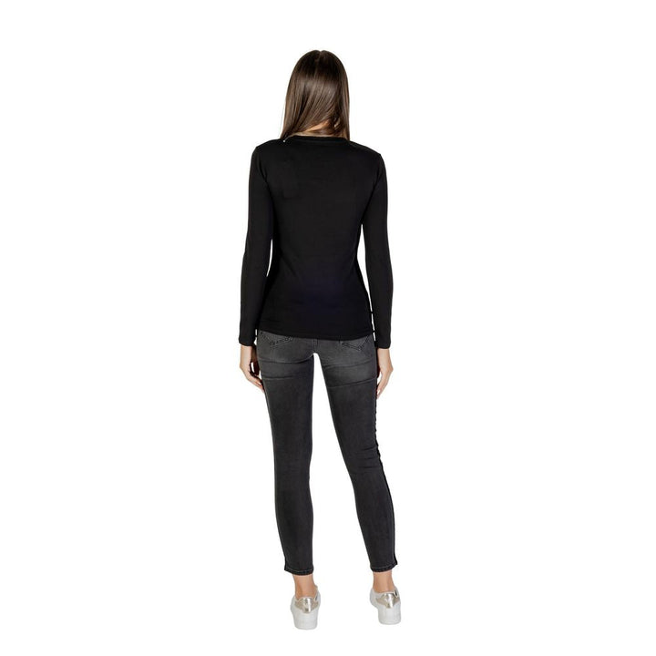 Armani Exchange - Black Cotton Long Sleeve T-Shirt