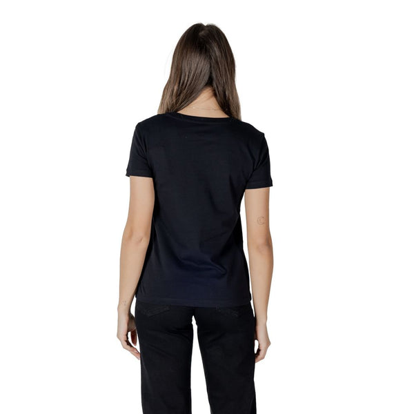 Armani Exchange - Black Cotton Long Sleeve T-Shirt
