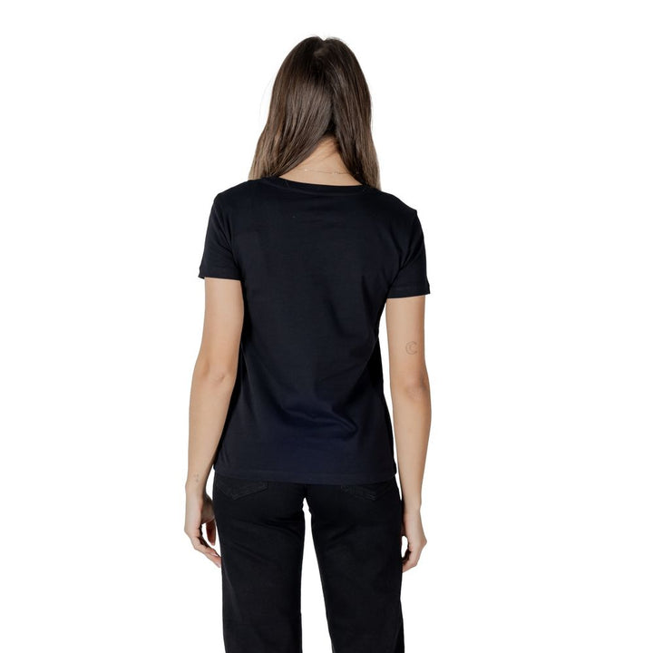 Armani Exchange - Black Cotton Long Sleeve T-Shirt