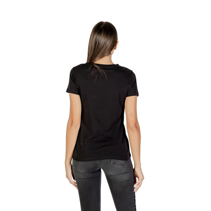 Armani Exchange - Black Cotton T-Shirt