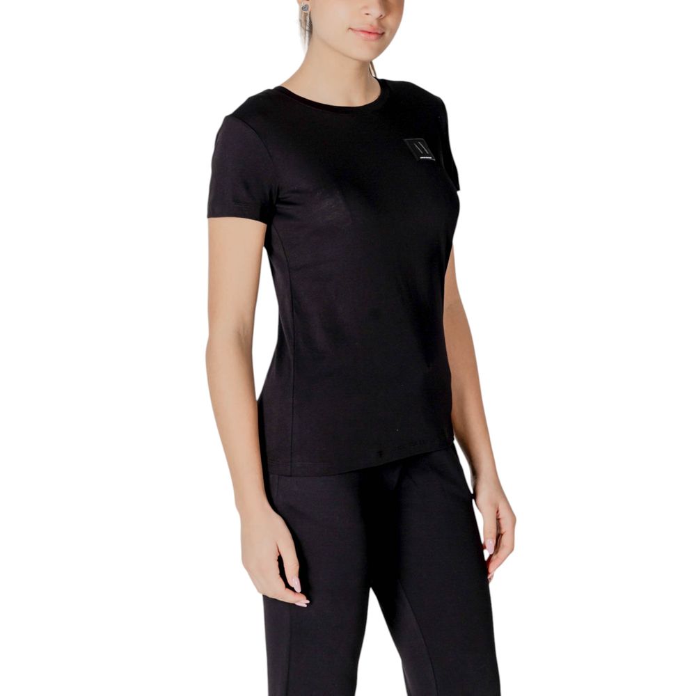 Armani Exchange - Black Cotton T-Shirt