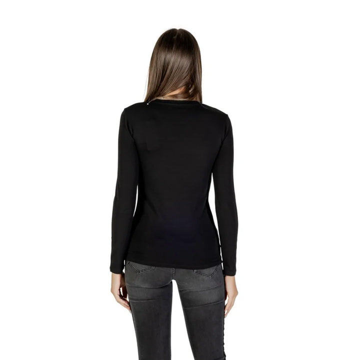 Armani Exchange Black Cotton T-Shirt