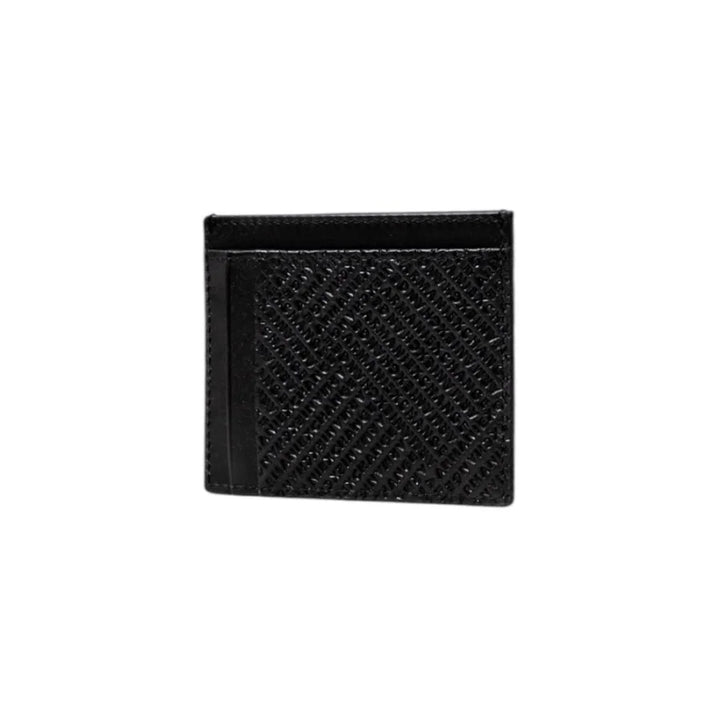 Armani Exchange Black Leather Cardholder