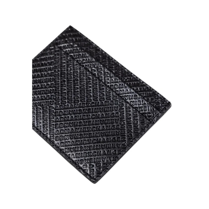 Armani Exchange Black Leather Cardholder