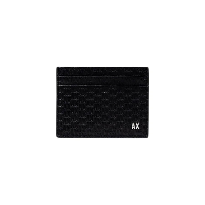 Armani Exchange Black Leather Wallet