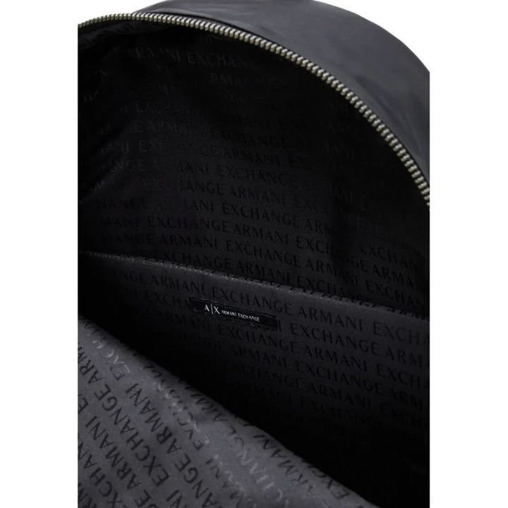 Armani Exchange Black Polyamide Backpack