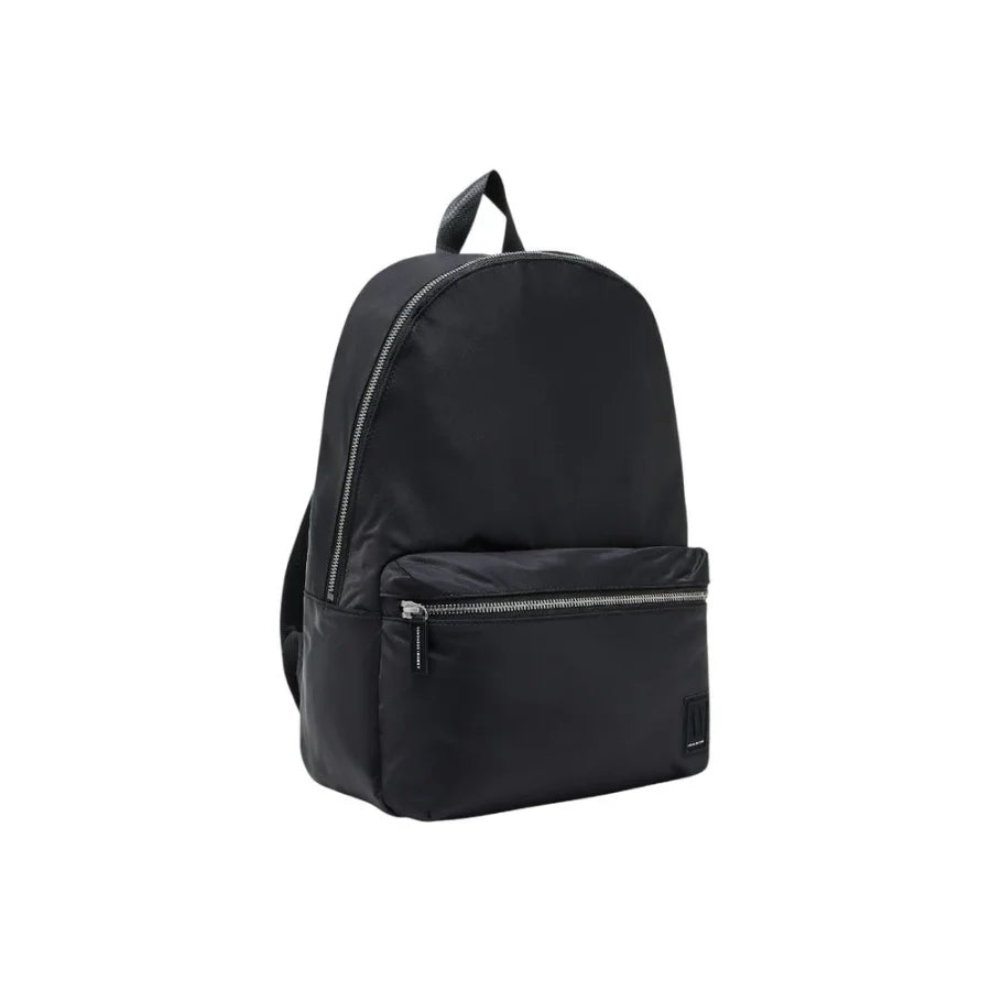 Armani Exchange Black Polyamide Backpack