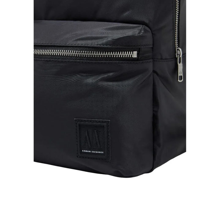Armani Exchange Black Polyamide Backpack