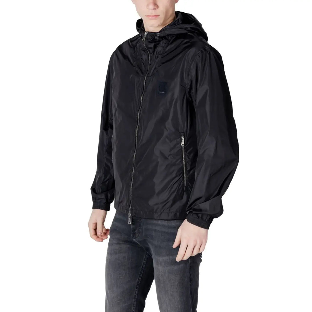Armani Exchange Black Polyamide Shell Jacket