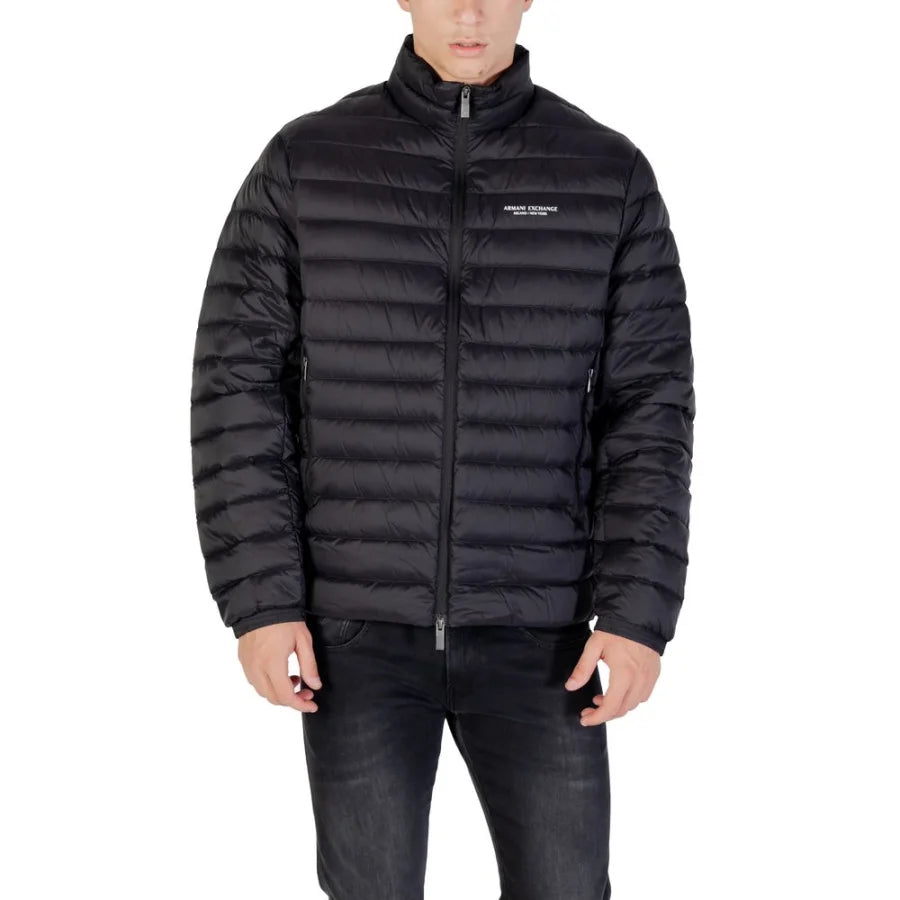 Armani Exchange Black Polyamide Shell Jacket