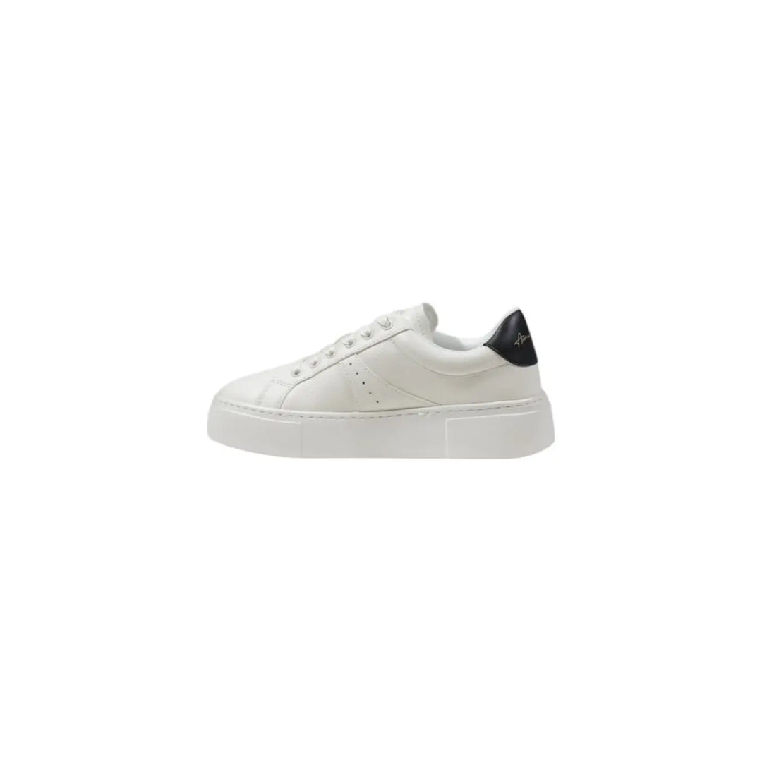 Armani Exchange Black Polyester Chunky Sneakers