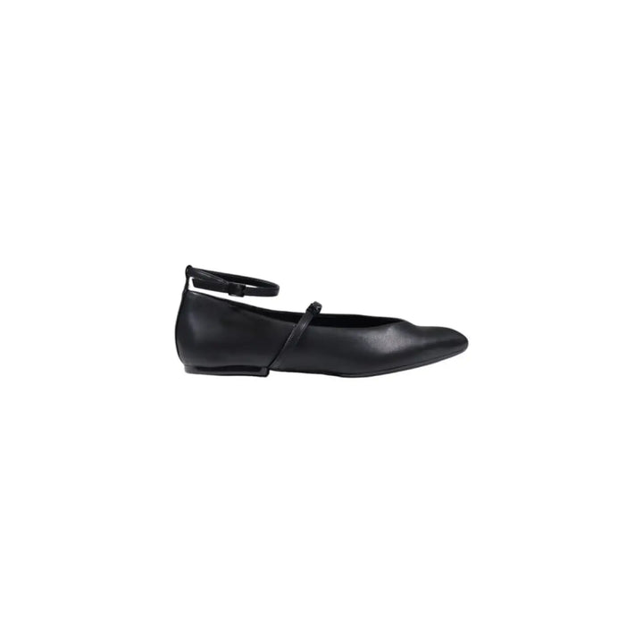 Armani Exchange Black Polyester Platform Pumps