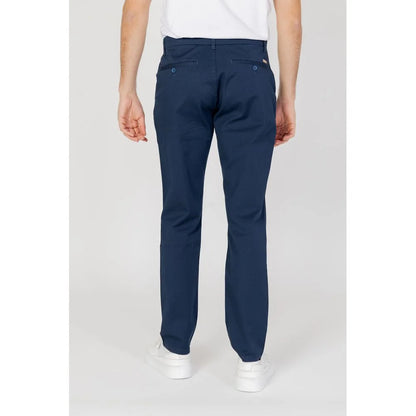Armani Exchange Blue Cotton Casual Pants