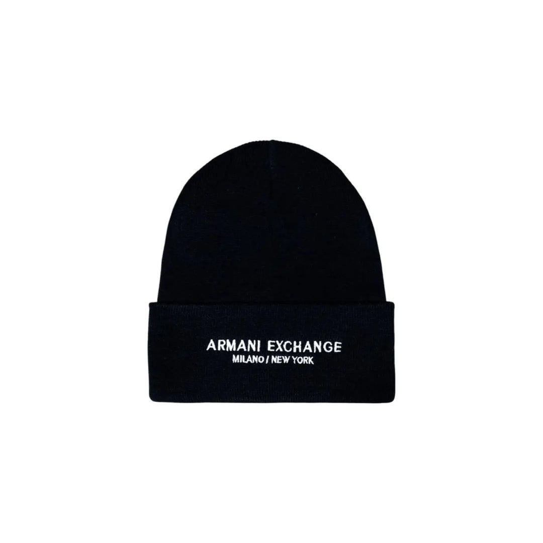 Armani Exchange Blue Polyester Cap (baseball Hat)