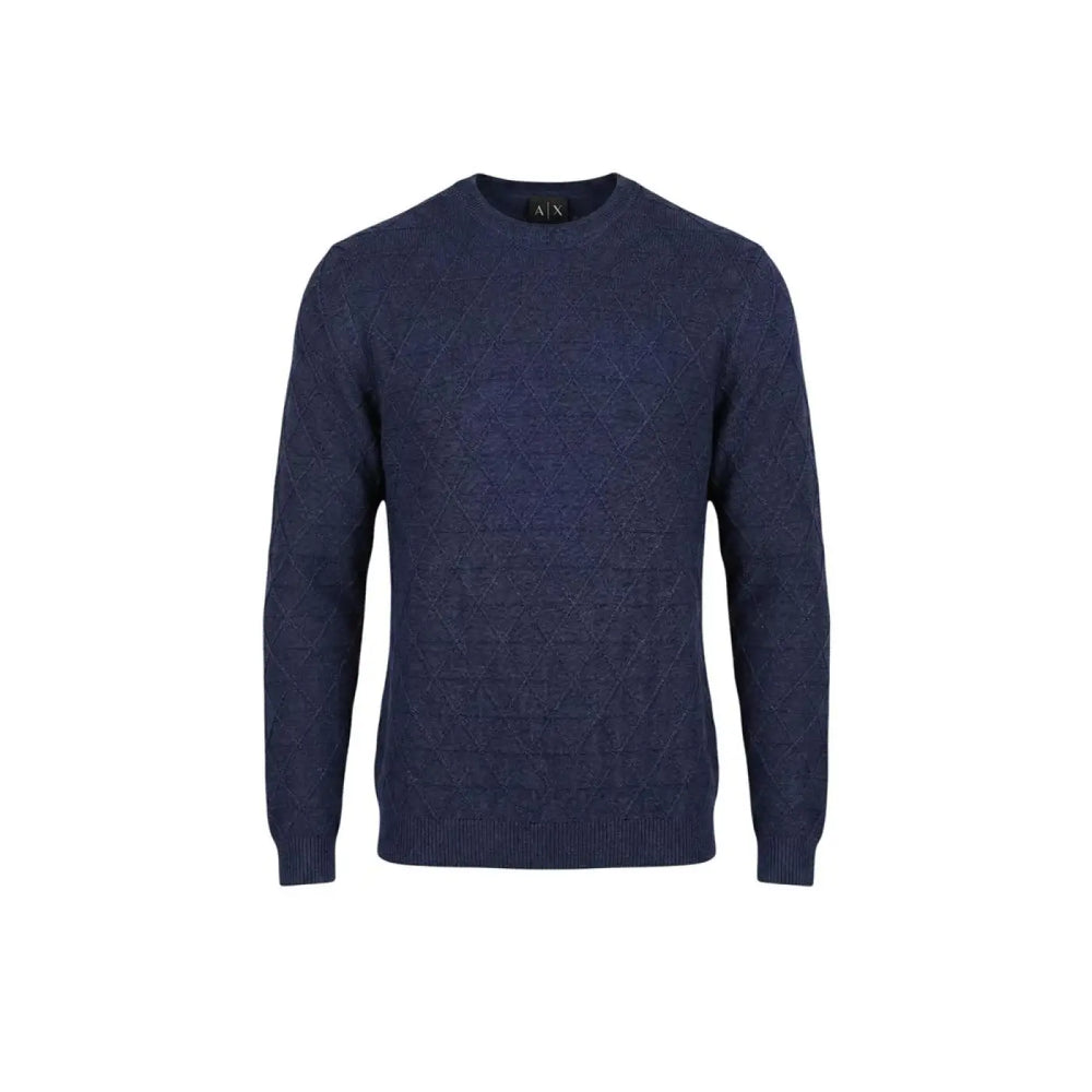 Armani Exchange Blue Viscose Sweatshirt