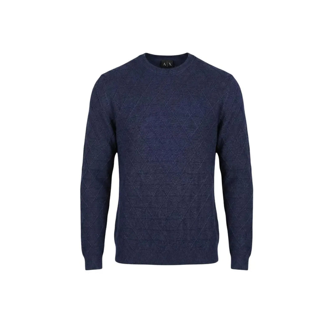 Armani Exchange Blue Viscose Sweatshirt