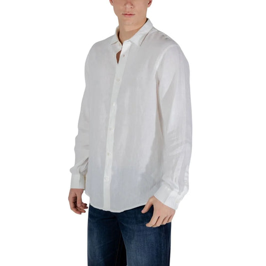 Armani Exchange Mens Linen Shirt Lightweight Elegance for Every Season