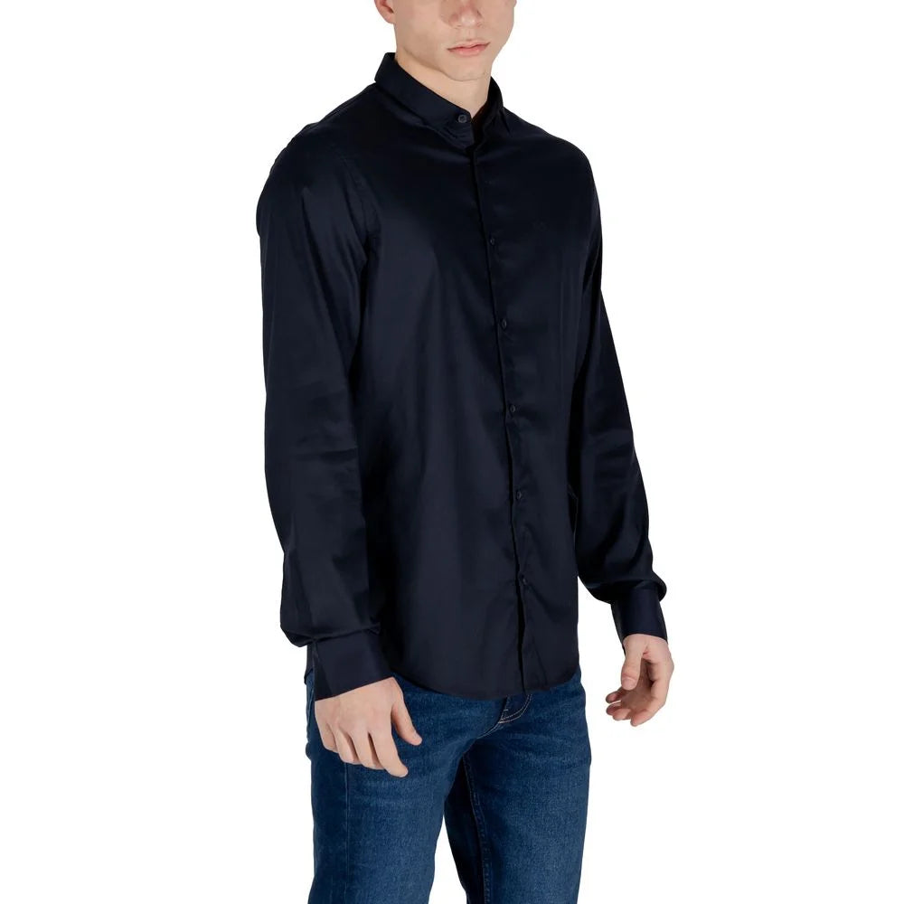 Armani Exchange Mens Shirt Elevates Contemporary Italian Style