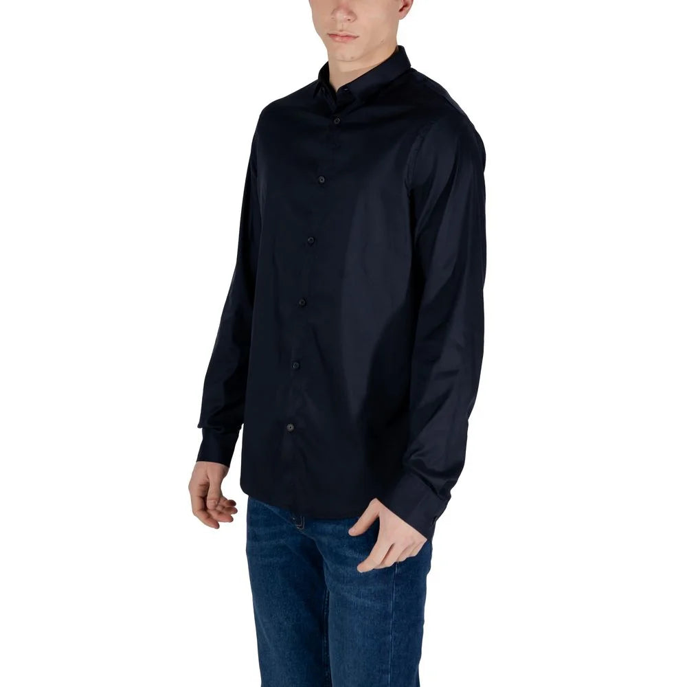 Armani Exchange Mens Shirt Elevates Contemporary Italian Style