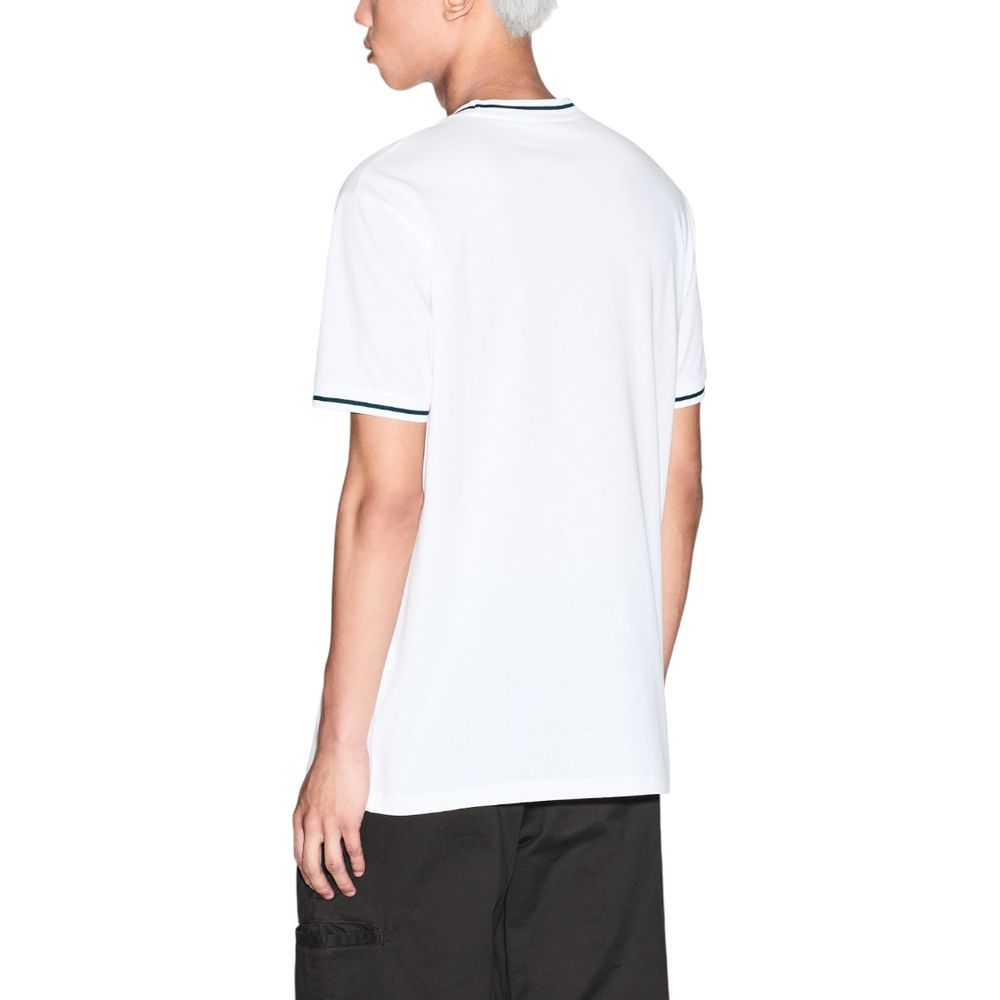 Armani Exchange White Cotton T-shirt