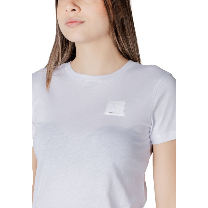 Armani Exchange - White Cotton T-Shirt
