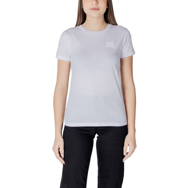 Armani Exchange - White Cotton T-Shirt
