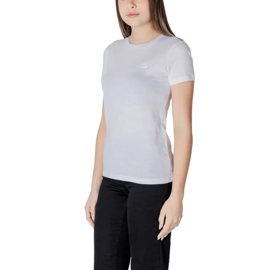 Armani Exchange White Cotton T-Shirt